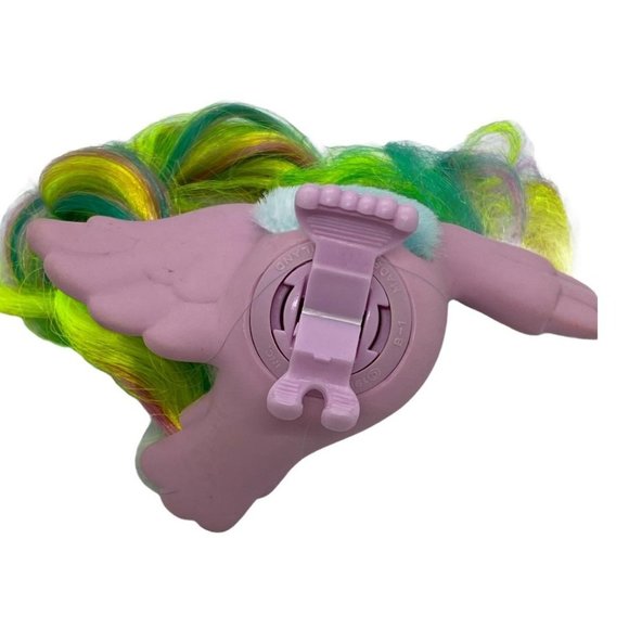 Snuggle Tails Fairy Tails bird w/ Fuzzy Belly Purple Bird - Picture 6 of 10